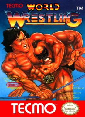 Tecmo World Wrestling (USA) box cover front